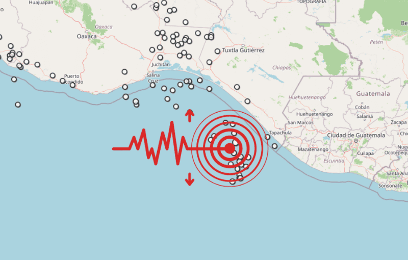 &nbsp;Sismo en Chiapas. ESPECIAL / SSN