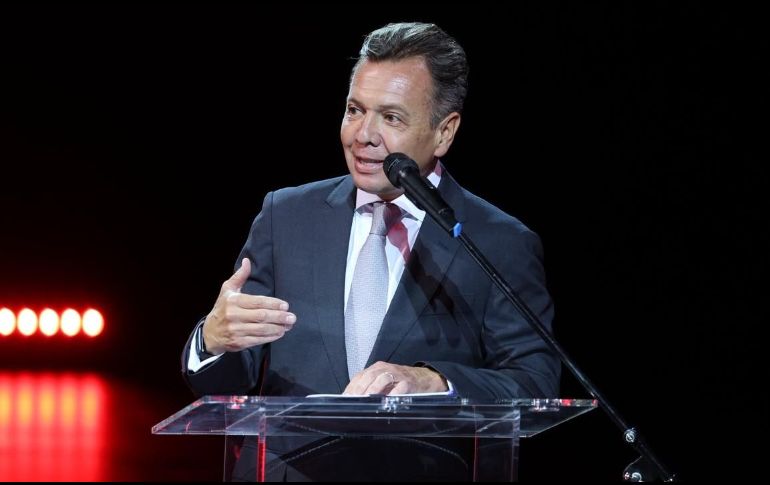 El gobernador de Jalisco habló sobre las acciones que se implementarán en los próximos días para mejorar la calidad del servicio del agua en la metrópoli. EL INFORMADOR / A. Navarro
