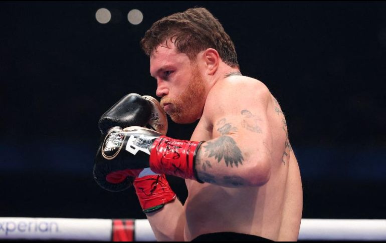 Saúl ‘Canelo’ Álvarez expresó su deseo de inaugurar con una pelea el nuevo estadio del Atlas. AFO/ARCHIVO.