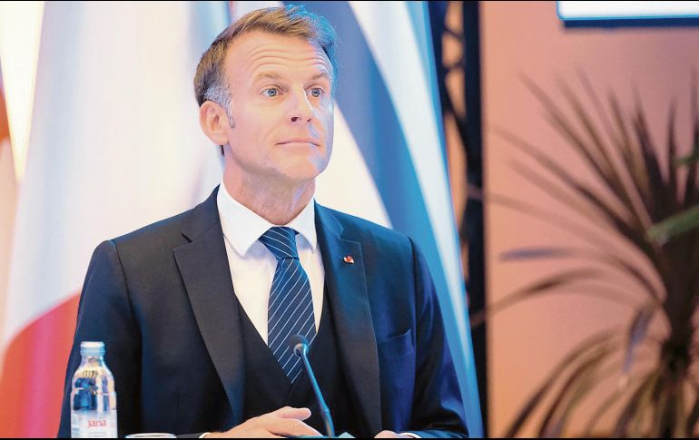 Emmanuel Macron, presidente de Francia, destacó la capacidad de disuasión nuclear de su país, mientras que el gobierno de Vladimir Putin criticó el lanzamiento del misil y llamó al diálogo. AFP