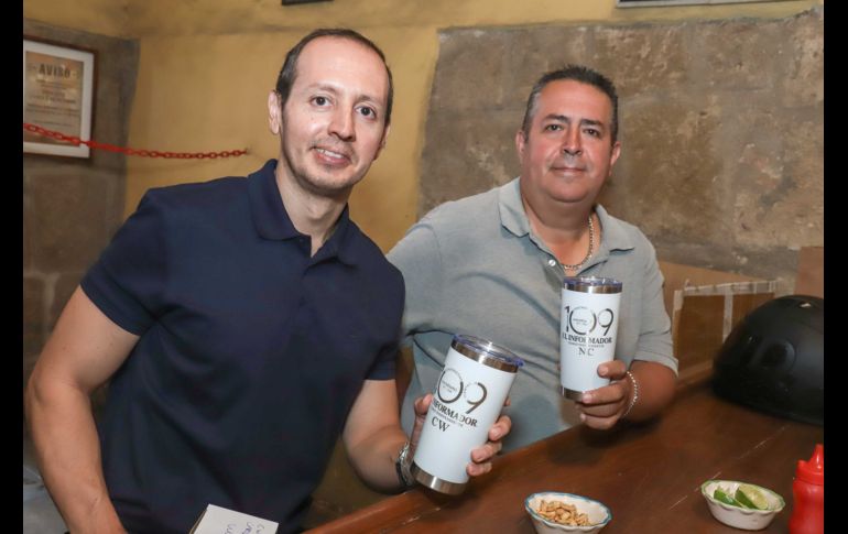 Óscar Guzmán y Víctor Rocha. GENTE BIEN JALISCO / C. Jimeno