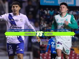 La Franja del Puebla recibe a los Panzas Verdes de León en el inicio de la J11. ESPECIAL / IMAGO7 y CANVA