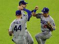 Desde 2008, ninguna institución ha llegado más veces a la Serie de Campeonato de la Liga Nacional que Los Angeles Dodgers. AP / C. Hubbard