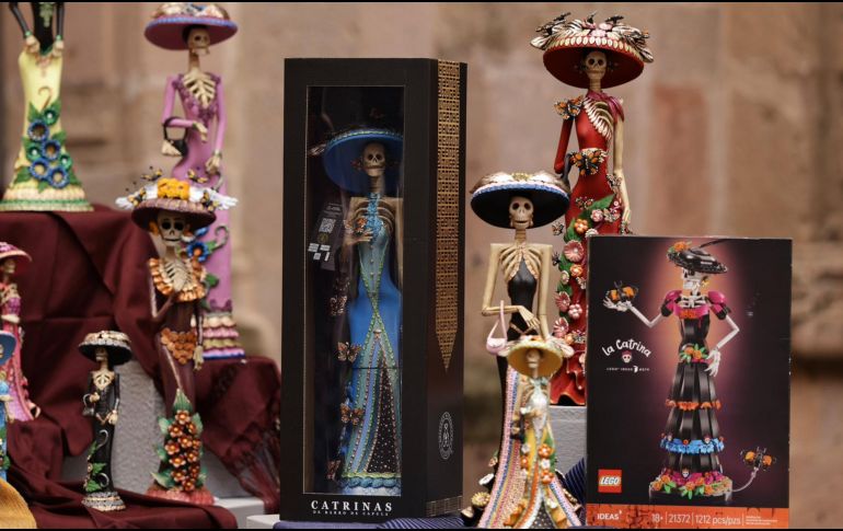 La icónica catrina de barro de Capula, Michoacán, se expande a nivel internacional al formar parte de una colección oficial de la marca Lego. X/@ARBedolla
