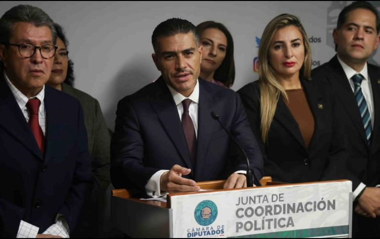García Harfuch agregó que está concentrado en combatir diferentes crímenes que se cometen en México, como la extorsión y la desaparición de personas, por instrucción del Ejecutivo federal. SUN / C. MEJÍA
