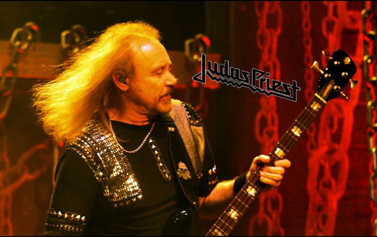 Ian Hill de Judas Priest durante concierto en el Auditorio Telmex. EL INFORMADOR / ARCHIVO