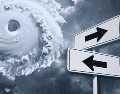 No todos los huracanes cuentan con la misma predictibilidad, y "Simon" representa un ejemplo claro de cómo la dinámica atmosférica complica los pronósticos de trayectoria e intensidad. ESPECIAL / CANVA