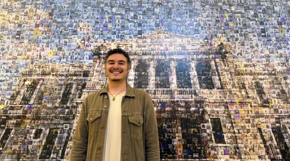 El mosaico permanecerá expuesto durante todo el mes de octubre. EL INFORMADOR / H. NAVARRO