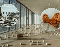 La exhibición ofrece una panorámica de su carrera desde los años noventa hasta la actualidad, abarcando la escultura, la pintura, la instalación y el video. EFE / R. AGUILERA