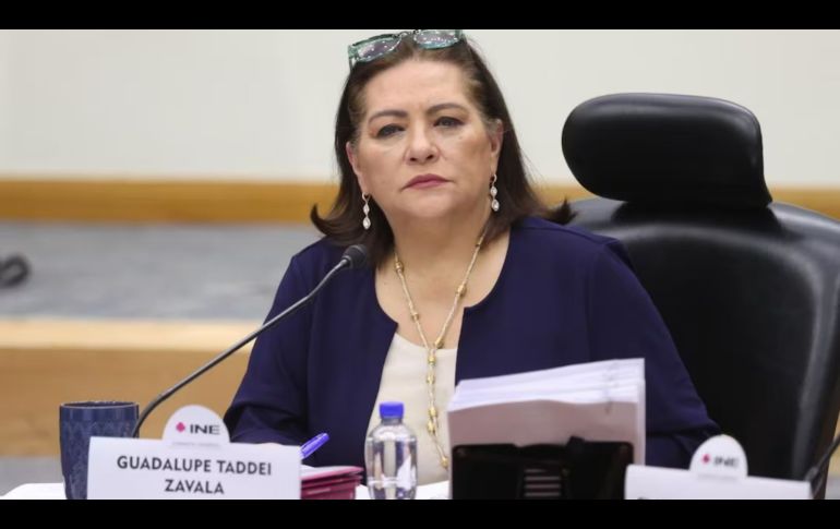 La consejera presidenta del Instituto Nacional Electoral (INE), Guadalupe Taddei. SUN/ESPECIAL