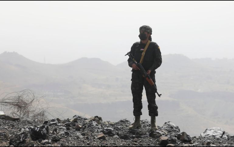 Los rebeldes yemeníes afirman que sus agresiones contra el reino árabe son una respuesta a los bombardeos aéreos de Arabia Saudí contra sus posiciones en Yemen. EFE / ARCHIVO