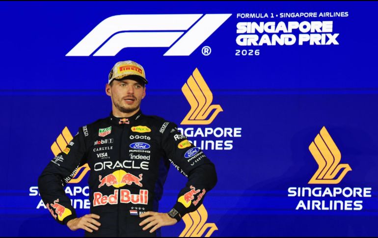 El neerlandés Max Verstappen (Red Bull) en el nocturno Gran Premio de Singapur EFE/F. Ismail