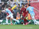 El Liverpool sufrió una dolorosa derrota frente al Manchester City en el partido estelar de la Premier League de la jornada. EFE / EPA / Adam Vaughan