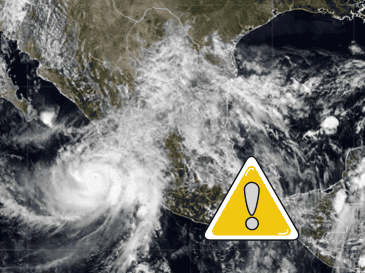 El SMN advirtió que las lluvias fuertes, muy fuertes, intensas, torrenciales y extraordinarias pueden ocasionar crecidas de ríos y arroyos, deslaves, inundaciones y encharcamientos. CONAGUA