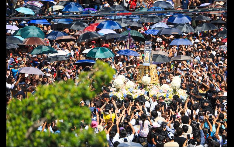 En esta ocasión fueron un millón de personas las asistentes a la celebración de la Romería de Zapopan. EL INFORMADOR/J. Acosta