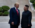 Aunque Trump y Kim Jong-un no se ven cara a cara desde el 2019, la posibilidad de que esto ocurra siempre está presente. AFP/ARCHIVO