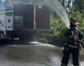 Al lugar acudieron elementos de Protección Civil y Bomberos de Ixtlahuacán del Río, quienes participaron en la atención de la emergencia. ESPECIAL