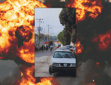 A través de redes sociales, comenzaron a circular videos en los que se observa la fuerza de la explosión y a varias personas corriendo. X / @UniversalPuebla