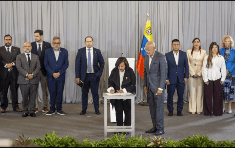 Al término de sus reuniones diplomáticas en Washington, Dinorah Figuera confirmó a medios internacionales que la delegación opositora cuenta con 