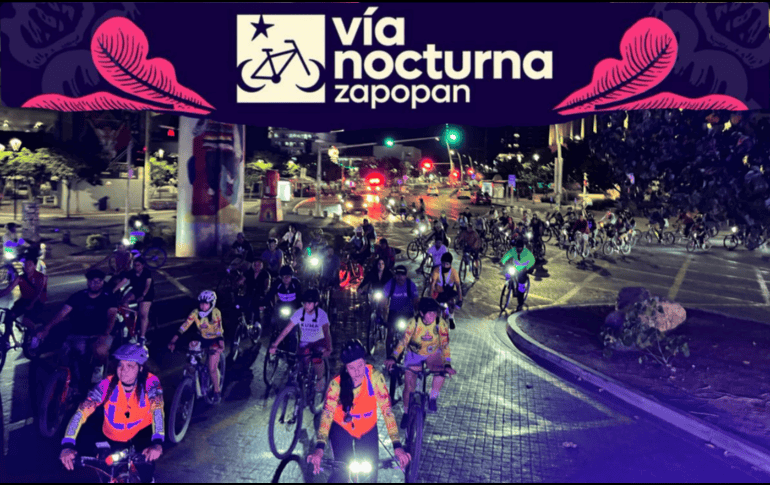El próximo 29 de octubre, Zapopan celebrará el Día de Muertos con una rodada nocturna hacia el Mictlán. ESPECIAL/ Facebook/ Vía RecreActiva Zapopan