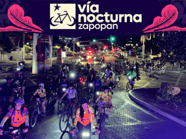 El próximo 29 de octubre, Zapopan celebrará el Día de Muertos con una rodada nocturna hacia el Mictlán. ESPECIAL/ Facebook/ Vía RecreActiva Zapopan