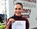Mery Pozos obtuvo su acta de registro en espera de que Morena tome las decisiones debidas de cara a la contienda electoral de 2027. ESPECIAL