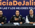 El secretario de Seguridad del Estado, Juan Pablo Hernández reconoció que algunos de los oficiales estatales "actuaron de manera irresponsable" en la marcha por la mala calidad del agua del pasado domingo.  EL INFORMADOR / A. NAVARRO