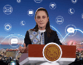 Sheinbaum afirmó que la compra de AT&T México por parte de un consorcio integrado por Grupo Televisa y Fintech Holdings podría impulsar la competencia en el sector de telecomunicaciones. SUN / C. Mejía
