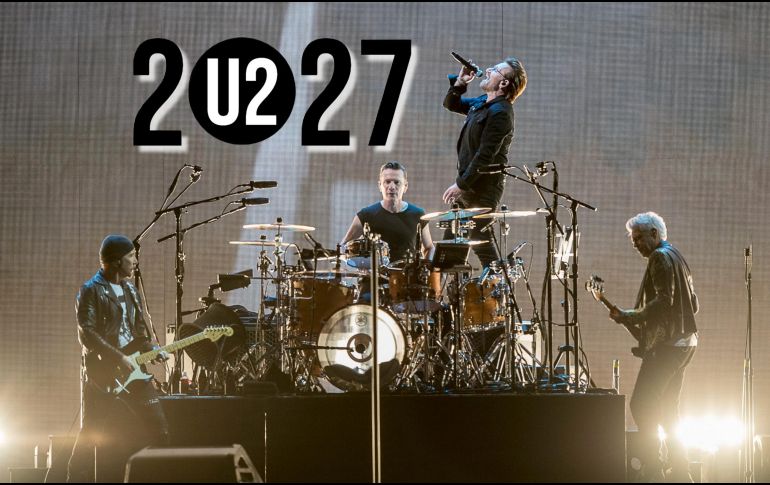 Esto es lo que debes saber del par de conciertos que U2 anunció en la Ciudad de México para 2027. NTX / ARCHIVO