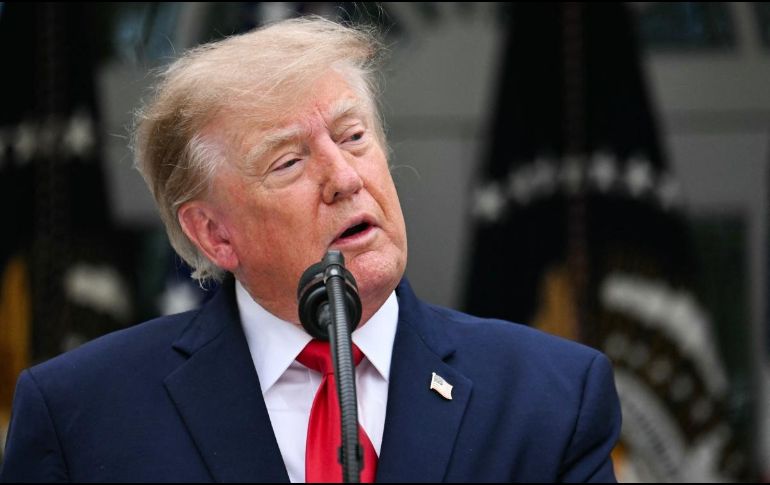 Donald Trump, presidente de Estados Unidos. AFP / J. Watson
