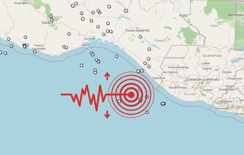 &nbsp;Sismo en Chiapas. ESPECIAL / SSN