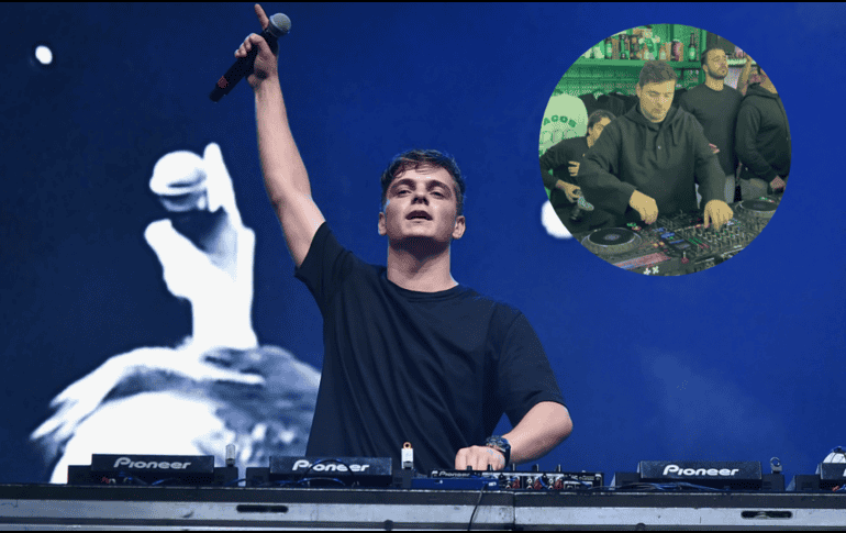El músico interactuó de manera cercana con los comensales y trabajadores del establecimiento. AFP / ARCHIVO / ESPECIAL / X / @MartinGarrix