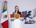 La presidenta Claudia Sheinbaum compartió un aviso a través de redes sociales ante las condiciones meteorológicas previstas en el país. EFE.