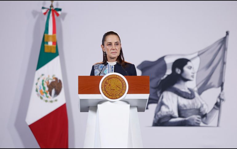 La presidenta Claudia Sheinbaum compartió un aviso a través de redes sociales ante las condiciones meteorológicas previstas en el país. EFE.