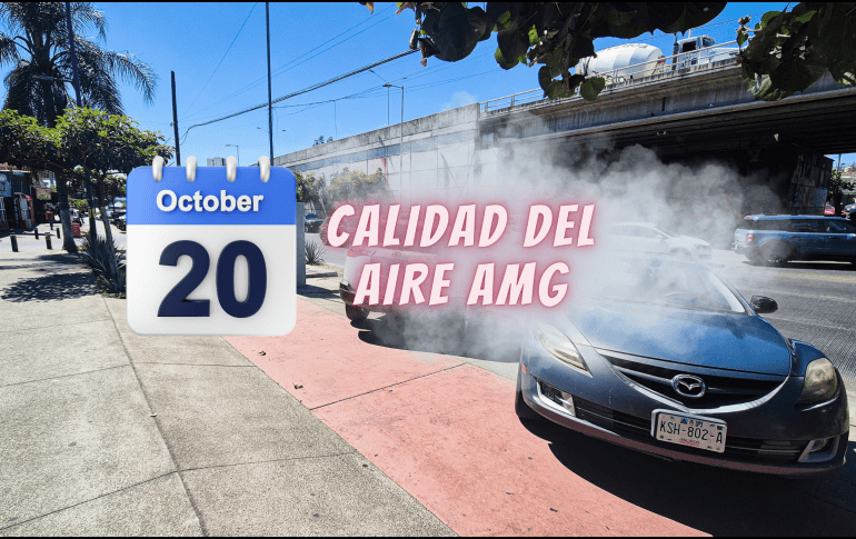 La mañana de este martes 20 de octubre en Guadalajara se registra mala calidad del aire en Santa Fe donde se registra 102 puntos IMECA. EL INFORMADOR / ARCHIVO