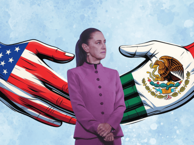 Sheinbaum afirmó que México está muy cerca de alcanzar un acuerdo comercial con EU en el marco de las negociaciones del T-MEC y destacó que el principal objetivo es reducir al máximo los aranceles sobre vehículos, acero y aluminio. SUN / L. Camacho