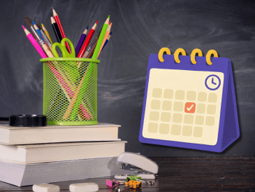 Los estudiantes de preescolar, primaria y secundaria disfrutarán de diversas pausas académicas. ESPECIAL/Canva