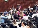 La reforma fue aprobada por mayoría de 312 votos por parte de Morena, PT y PVEM en medio de protestas de otros grupos parlamentarios. SUN/ESPECIAL