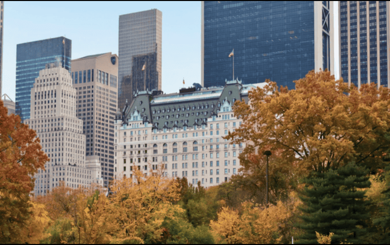 Ubicado junto a Central Park, el hotel combina elegancia, historia y servicios exclusivos que lo han convertido en uno de los establecimientos más reconocidos de la ciudad estadounidense. FACEBOOK / THE PLAZA HOTEL