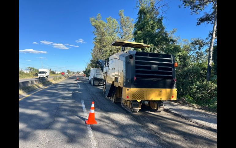 La conclusión de estos trabajos en dos tramos carreteros está prevista para finales de febrero del próximo año. ESPECIAL/SICT Jalisco