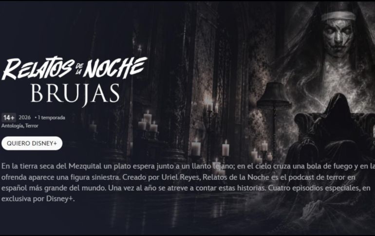 Los capítulos serán lanzados al aire poco a poco, para alimentar el suspenso y maximizar la experiencia mientras nos encontramos en las vísperas del 31 de octubre. DISNEY+