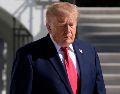 Donald Trump no respaldó abiertamente a Flávio Bolsonaro, sí le dedicó gestos como recibirlo en mayo en el Despacho Oval, un honor poco habitual para un senador extranjero. EFE / Y. Gripas