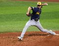 Los Cerveceros buscarán este martes conquistar el primer campeonato de MLB en la historia de la franquicia. EFE/G. BOGDON.