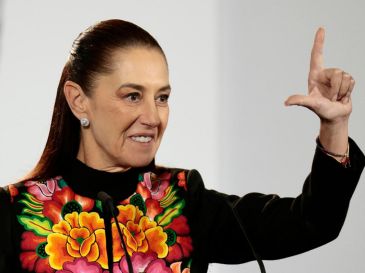 La presidenta mexicana ya había felicitado el domingo a Lula a través de sus redes sociales. EFE / J. MÉNDEZ