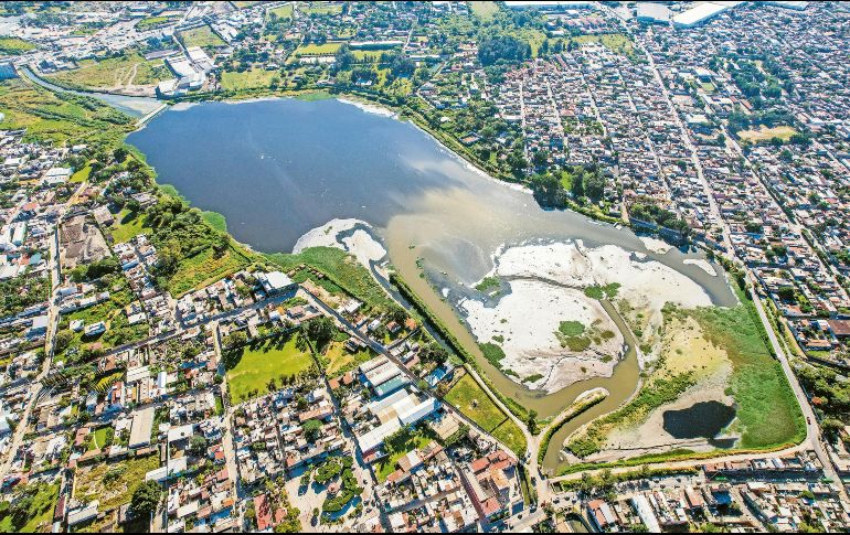 La Presa de Las Pintas permanece fuera de operación por los altos niveles de contaminación en el Sistema Antiguo de Abasto Chapala-Guadalajara. La suspensión del flujo contribuye a los tandeos de agua que afectan a 627 colonias de la metrópoli. EL INFORMADOR/ A. Navarro
