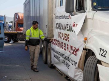 El paro nacional de transportistas arrancó el lunes 26 de octubre. SUN/A. Melo
