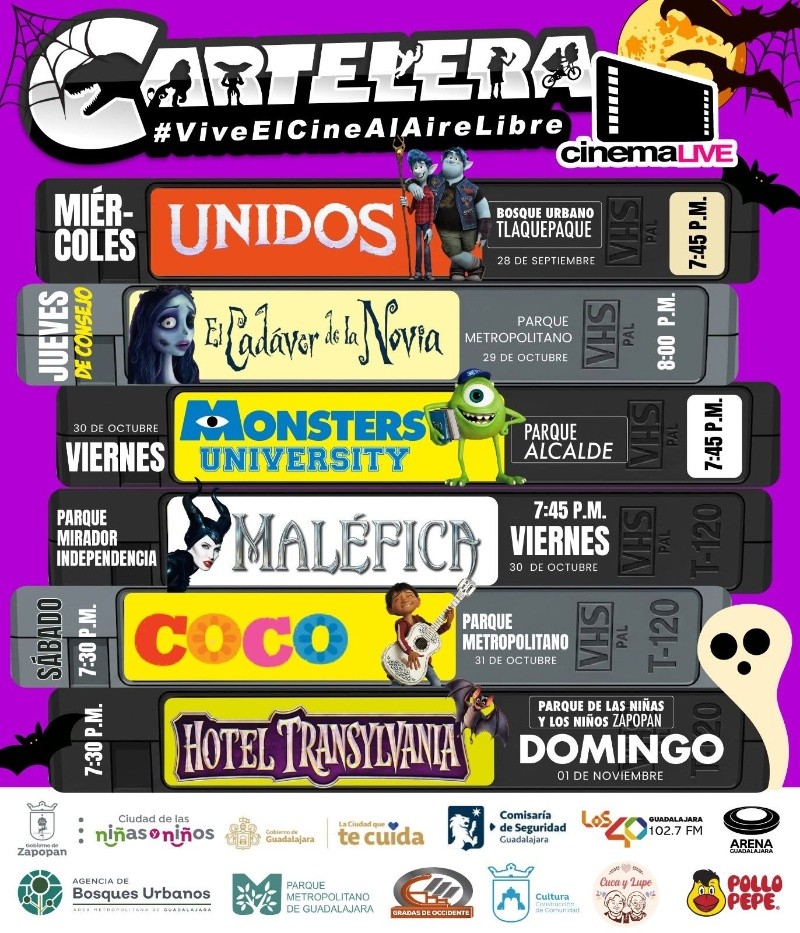 ESPECIAL/ Facebook/ Cinema Live Guadalajara.