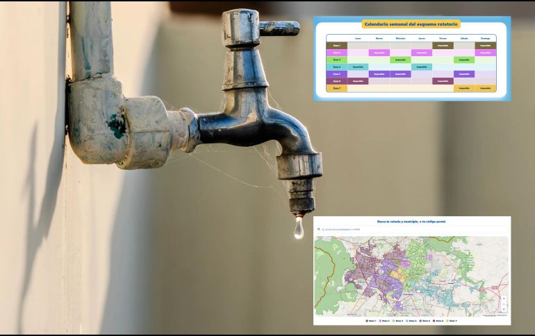 Los tandeos pueden ocasionar que el agua llegue a los hogares con un flujo menor al habitual, por lo que se recomienda tomar precauciones. ESPECIAL / CANVA y SIAPA