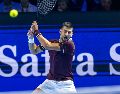 Novak Djokovic es máximo ganador de las ATP Finals, pero hasta el momento no tiene asegurado el puntaje necesario, aunque todavía puede acceder al torneo. EFE / G. Kefalas