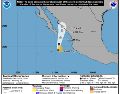 El Servicio Meteorológico Nacional advierte que la tormenta tropical “Vance” provocará lluvias en 25 estados este 28 de octubre. EFE/NOAA-NHC